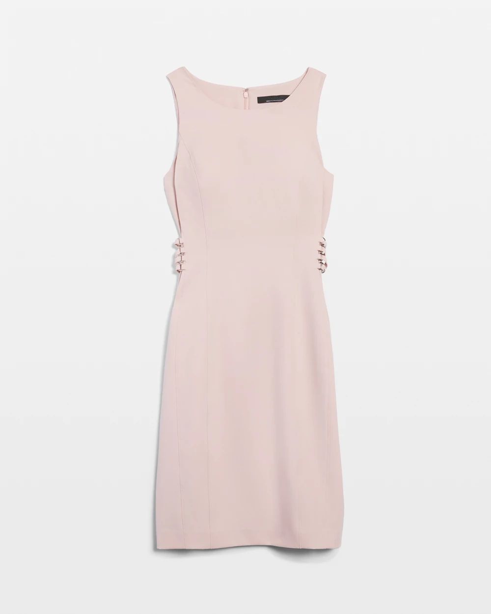 Sleeveless Lacing Sides Sheath Dress